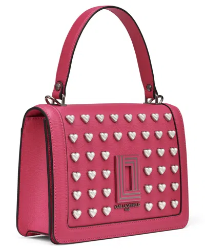 Karl Lagerfeld Simone Small Crossbody Bag In Pink