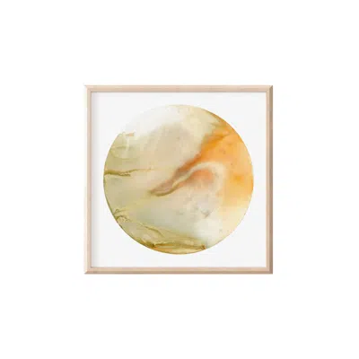 Art By Affie Yellow / Orange / Brown Dune - Medium Fine Art Print In Gold