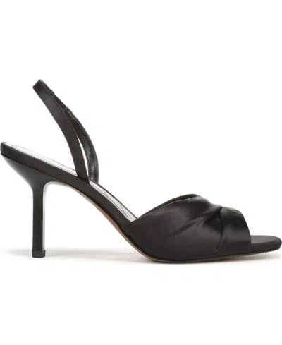 Franco Sarto Women's Gogia Square Toe Slingback Sandals In Black