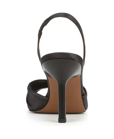 Franco Sarto Women's Gogia Square Toe Slingback Sandals In Black