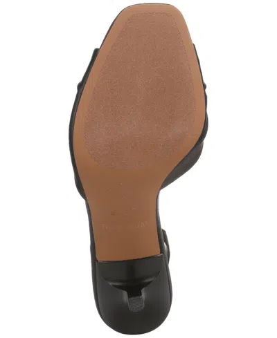 Franco Sarto Women's Gogia Square Toe Slingback Sandals In Black