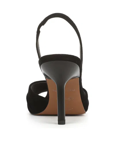 Franco Sarto Women's Gogia Square Toe Slingback Sandals In Black