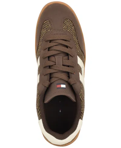 Tommy Hilfiger Women's Maisie Low Profile Lace-up Sneakers In Brown