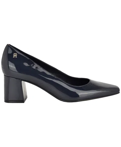 Tommy Hilfiger Women's Opheili Block Heel Pumps In Black