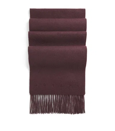 Joseph Wool Cecile Scarf In Brown