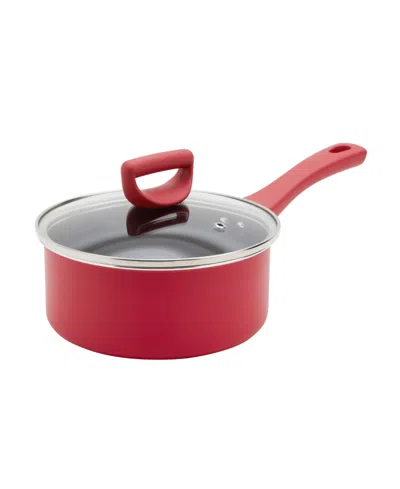 Basic Essentials Non-stick Aluminum 31-pc. Cookware Set In Red