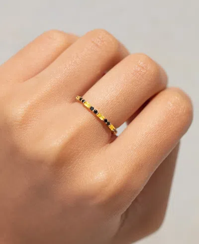 Girls Crew Harry Potter Hufflepuff House Crystal Ring In Gold