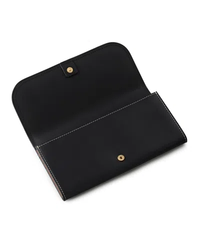 Radley London Maldon Mews Colour Block Flap Over Wallet In Black