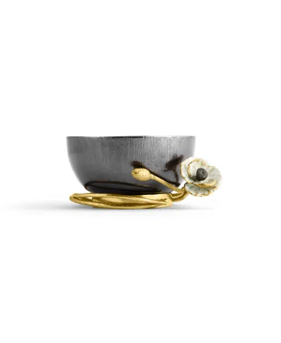 Michael Aram Anemone Nut Dish In Gray