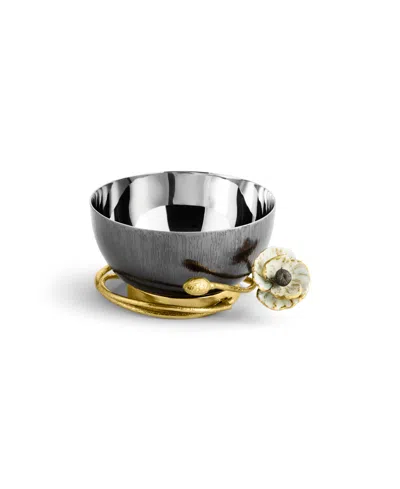 Michael Aram Anemone Nut Dish In Gray