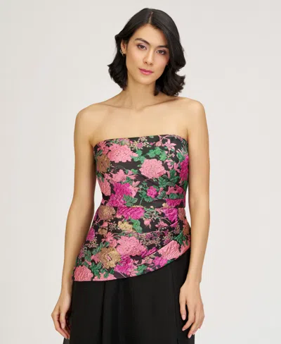 Js Collections Women's Strapless Gown In Multi