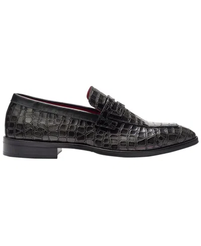 Carlos By Carlos Santana Men's Nocturne Penny Loafers In Black