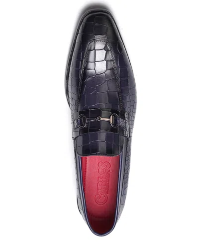 Carlos By Carlos Santana Men's Havana Bit Loafers In Blue