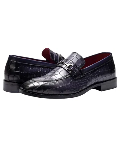 Carlos By Carlos Santana Men's Havana Bit Loafers In Blue