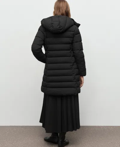 Mango Anorak Black In Black