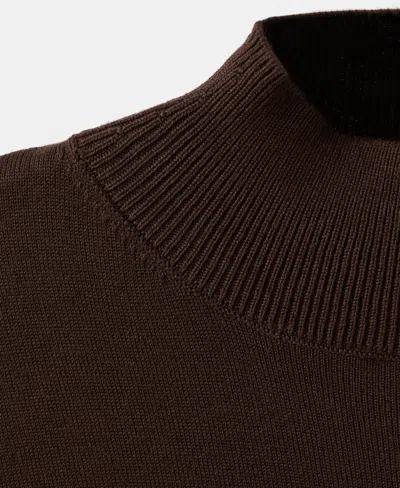 Mango Women's Knot Detail Sweater In Brown