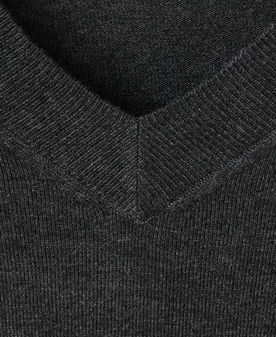 Mango Women's V-neck Knit Sweater In Black