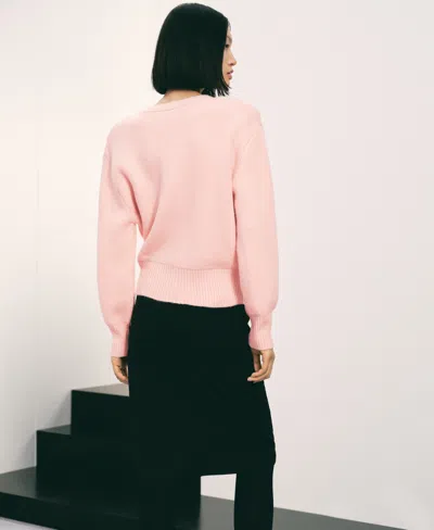 Mango Women's V-neck Knit Sweater In Pink