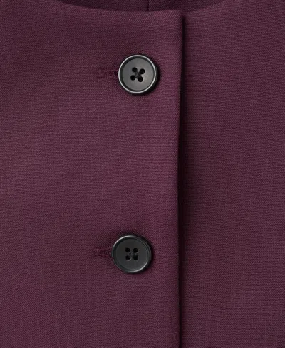 Mango Women's Buttons Suit Vest In Brown