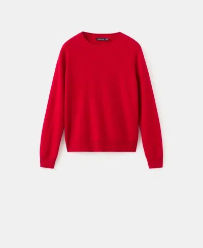 Mango Women's 100% Cashmere Sweater In Red
