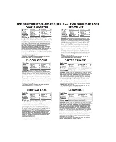 The Cravory Happy Birthday Box Best Sellers Cookies Gift Box, 12 Cookies In Multi