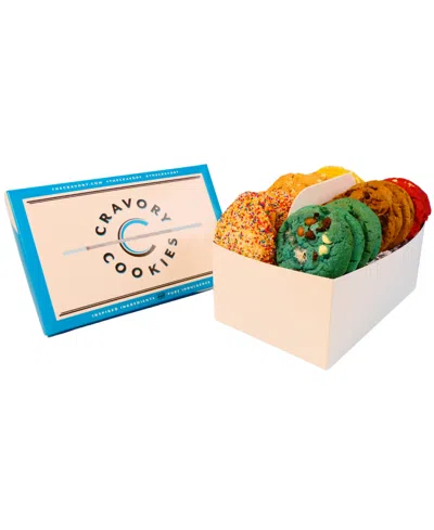 The Cravory Best Sellers Cookies Gift Box, 24 Cookies In Multi