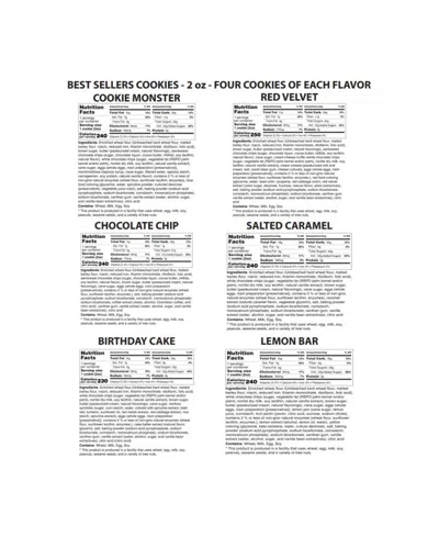 The Cravory Best Sellers Cookies Gift Box, 24 Cookies In Multi