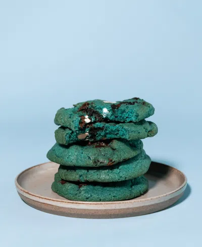 The Cravory Cookie Monster Cookies Gift Box, 12 Cookies In Green