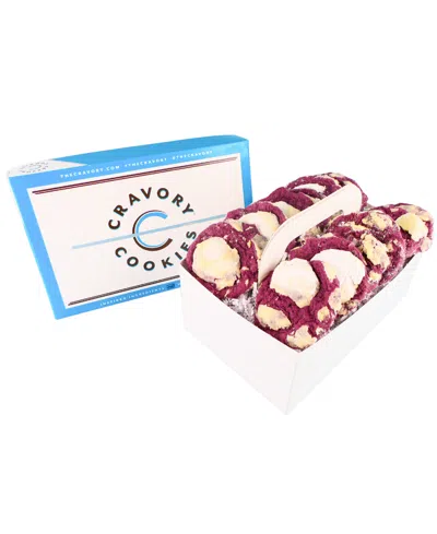 The Cravory Ube Cookies Gift Box, 12 Cookies In Transparent