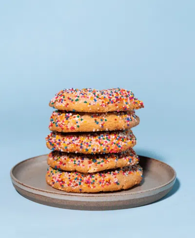 The Cravory Birthday Cake Cookies Gift Box, 24 Cookies In Transparent