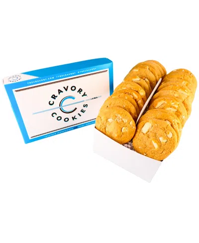 The Cravory Salted Caramel Cookies Gift Box, 24 Cookies In Transparent