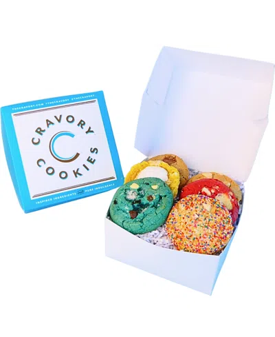 The Cravory Best Sellers Cookies Gift Box, 6 Cookies In Transparent