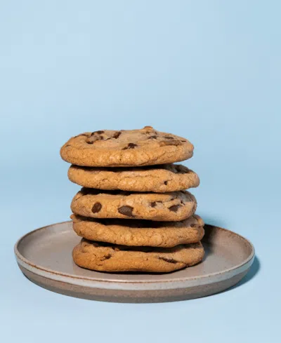 The Cravory Chocolate Chip Cookies Gift Box, 6 Cookies In Transparent