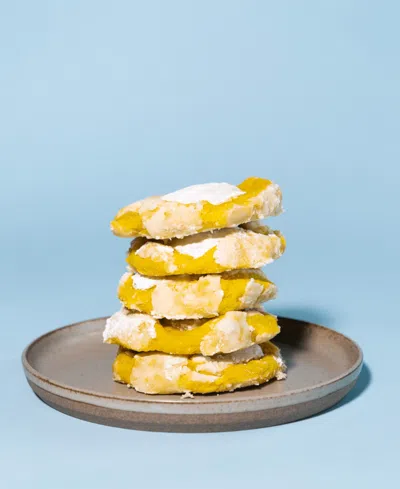The Cravory Lemon Bar Cookies Gift Box, 6 Cookies In Yellow
