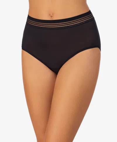 Le Mystere Second Skin Hipster Panties In Black