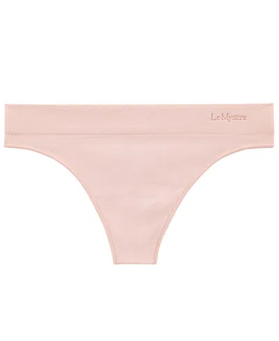 Le Mystere Women's Seamless Comfort Thong In Sand