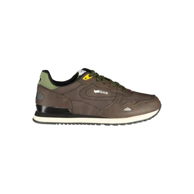 Gas Brown Polyester Sneaker In Brown