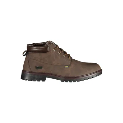 Gas Brown Polyester Ankle In Brown