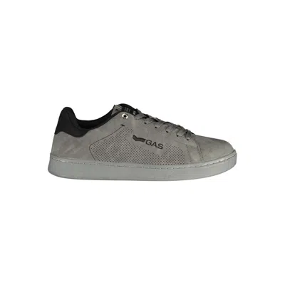 Gas Grigio Polyurethane Men Sneaker In Gray