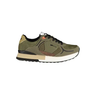 Gas Verde Polyurethane Men Sneaker In Blue