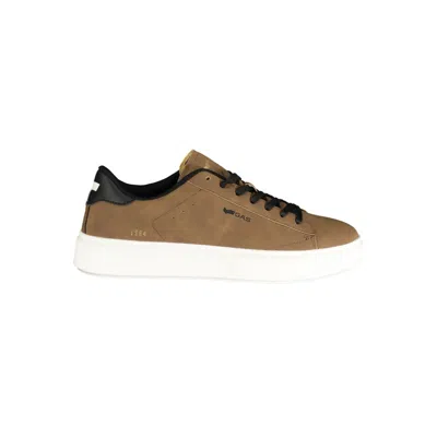 Gas Marrone Polyurethane Men Sneaker In Brown