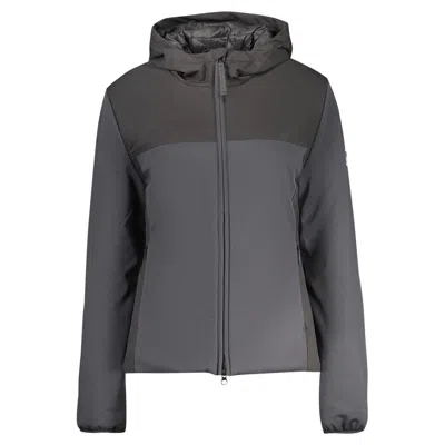 North Sails Black Polyester Jackets & Coat In Gray