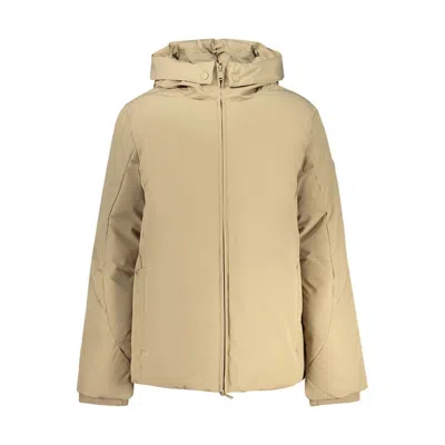 North Sails Brown Polyester Jackets & Coat In Neutral