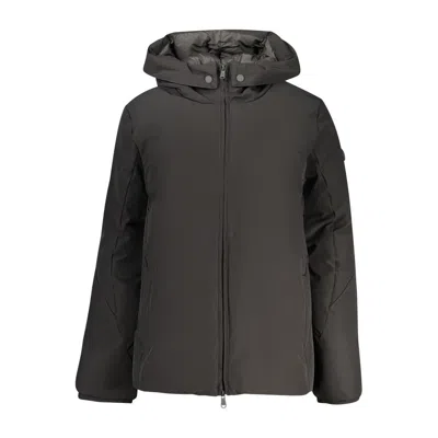 North Sails Black Polyester Jackets & Coat In Brown
