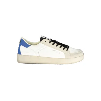 Gas White Polyester Sneaker In White