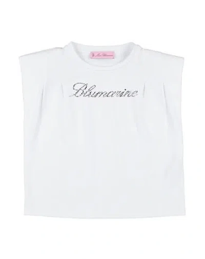Miss Blumarine Toddler Girl T-shirt White Size 4 Cotton, Elastane In White