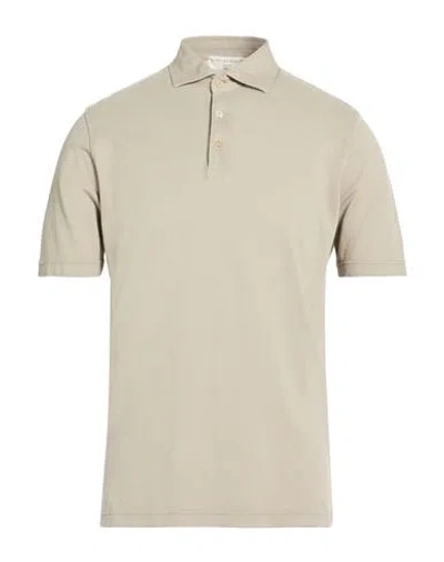 Filippo De Laurentiis Man Polo Shirt Sage Green Size 46 Cotton In Neutral