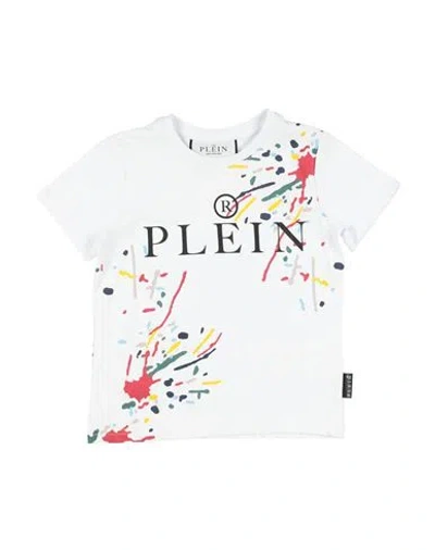 Philipp Plein Toddler Boy T-shirt White Size 4 Cotton In White