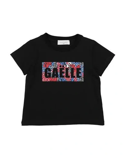 Gaelle Paris Gaëlle Paris Toddler Girl T-shirt Black Size 4 Cotton, Elastane In Black