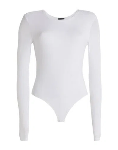 Atm Anthony Thomas Melillo Woman T-shirt White Size M Modal, Elastane In White